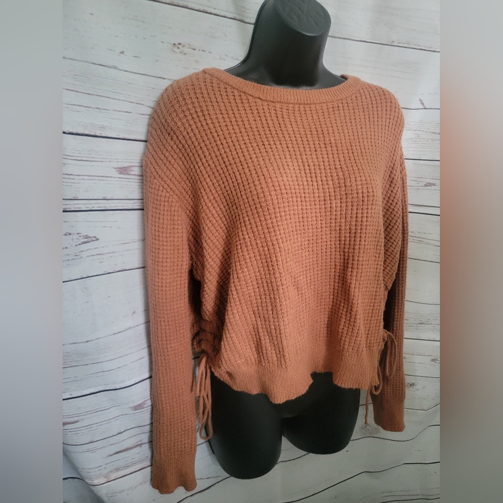 Cozy Knit Sweater in Rust